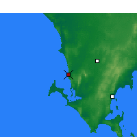 Nearby Forecast Locations - Coles Point - Kaart