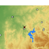 Nearby Forecast Locations - Wellington Res. - Kaart