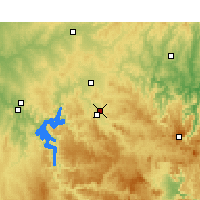 Nearby Forecast Locations - Mudgee Luchthaven - Kaart