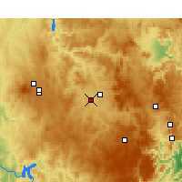 Nearby Forecast Locations - Bathurst - Kaart
