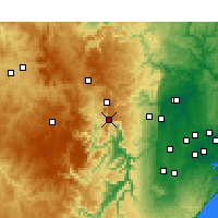 Nearby Forecast Locations - Katoomba - Kaart
