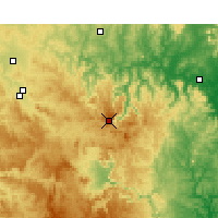 Nearby Forecast Locations - Nullo Mount. - Kaart