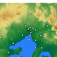 Nearby Forecast Locations - Goldstream - Kaart