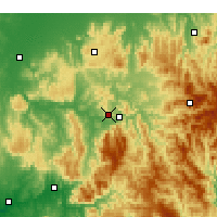 Nearby Forecast Locations - Eildon - Kaart
