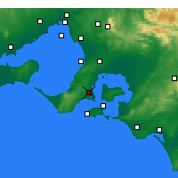 Nearby Forecast Locations - Cerberus - Kaart
