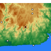 Nearby Forecast Locations - Combienbar - Kaart