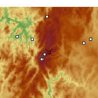 Nearby Forecast Locations - Perisher V. - Kaart