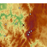 Nearby Forecast Locations - Khancoban - Kaart