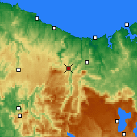 Nearby Forecast Locations - Erriba - Kaart