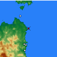Nearby Forecast Locations - Eddystone Pt. - Kaart