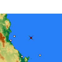 Nearby Forecast Locations - Norman Reef - Kaart