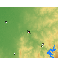 Nearby Forecast Locations - Dubbo - Kaart