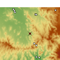 Nearby Forecast Locations - Quirindi - Kaart