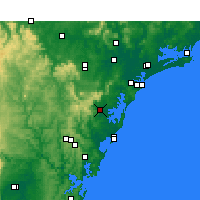 Nearby Forecast Locations - Middle Head - Kaart