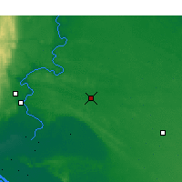 Nearby Forecast Locations - Karoonda - Kaart