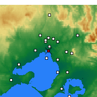 Nearby Forecast Locations - St Kilda (Melbourne) - Kaart