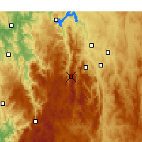 Nearby Forecast Locations - Mount Ginini - Kaart