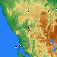 Nearby Forecast Locations - Rosebery - Kaart
