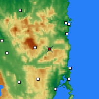 Nearby Forecast Locations - Fingal - Kaart