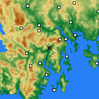 Nearby Forecast Locations - Grove - Kaart