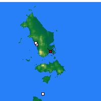 Nearby Forecast Locations - Lady Barron - Kaart