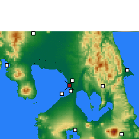 Nearby Forecast Locations - Manilla - Kaart