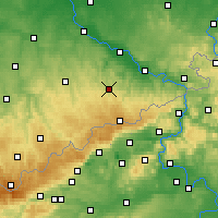 Nearby Forecast Locations - Dippoldiswalde - Kaart