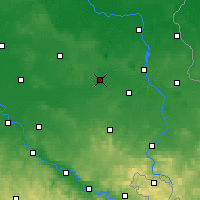 Nearby Forecast Locations - Senftenberg - Kaart