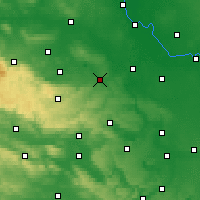 Nearby Forecast Locations - Aschersleben - Kaart