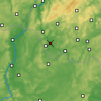 Nearby Forecast Locations - Saarlouis - Kaart