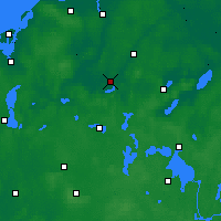 Nearby Forecast Locations - Güstrow - Kaart