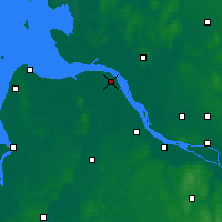 Nearby Forecast Locations - Freiburg (Elbe) - Kaart