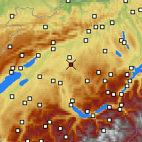 Nearby Forecast Locations - Burgdorf - Kaart