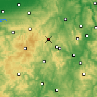 Nearby Forecast Locations - Korbach - Kaart