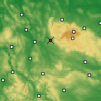 Nearby Forecast Locations - Osterode am Harz - Kaart