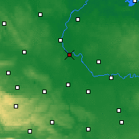 Nearby Forecast Locations - Schönebeck - Kaart