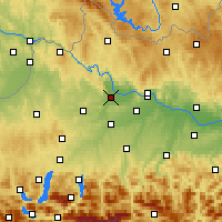 Nearby Forecast Locations - Eferding - Kaart