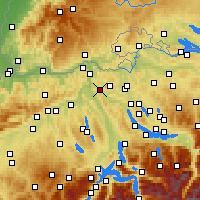 Nearby Forecast Locations - Baden - Kaart