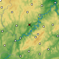Nearby Forecast Locations - Wittlich - Kaart
