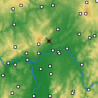 Nearby Forecast Locations - Bad Homburg vor der Höhe - Kaart