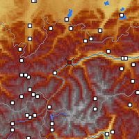 Nearby Forecast Locations - Imst - Kaart