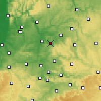 Nearby Forecast Locations - Obersulm - Kaart