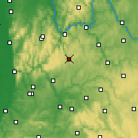Nearby Forecast Locations - Buchen - Kaart