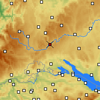 Nearby Forecast Locations - Tuttlingen - Kaart