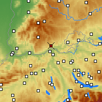 Nearby Forecast Locations - Waldshut-Tiengen - Kaart