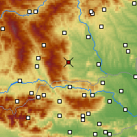 Nearby Forecast Locations - Deutschlandsberg - Kaart