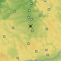 Nearby Forecast Locations - Schwabach - Kaart