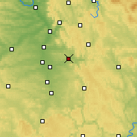 Nearby Forecast Locations - Lauf an der Pegnitz - Kaart
