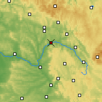 Nearby Forecast Locations - Lichtenfels - Kaart