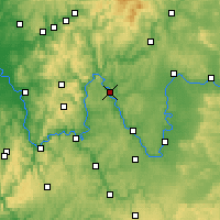Nearby Forecast Locations - Karlstadt - Kaart